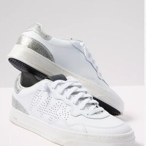 P448 Bali Sneakers Silver and White size 39